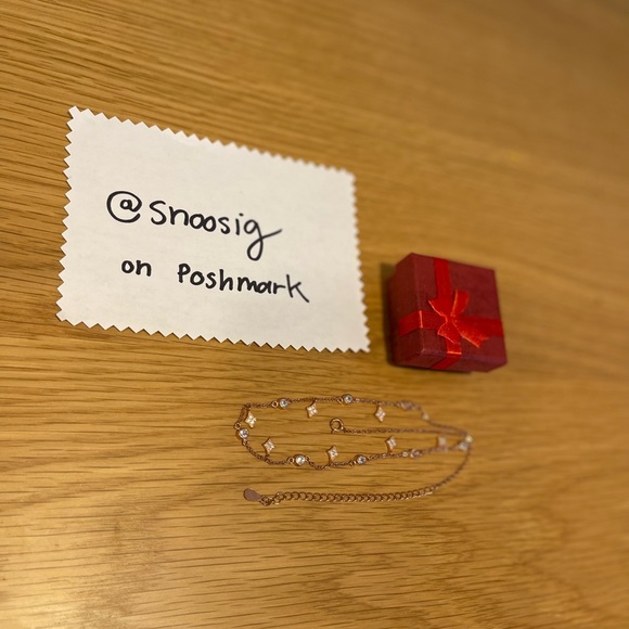 Rosegold and Rhinestone Bracelet or Anklet - Picture 4 of 4